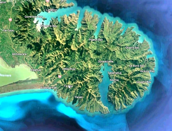 新西兰南岛旅游景点班克斯半岛 Banks Peninsula
