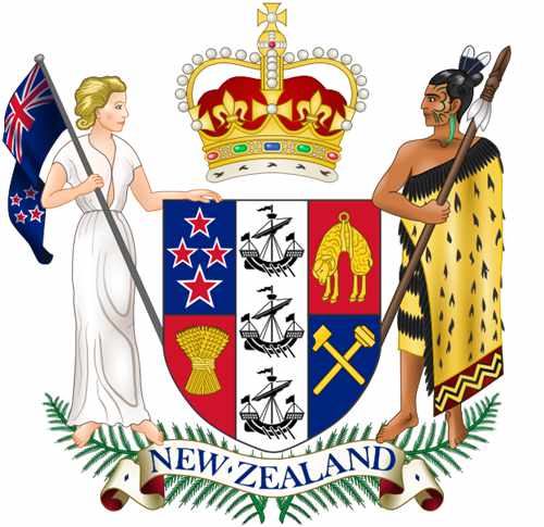 新西兰国徽Coat of Arms of New Zealand