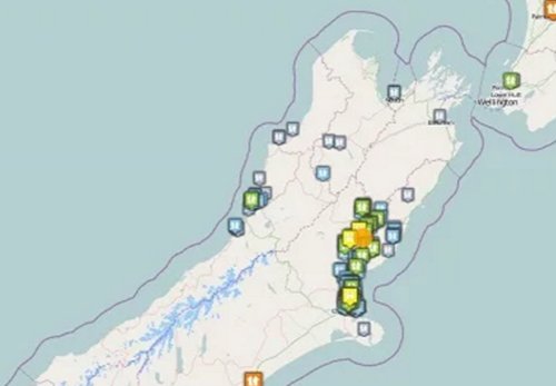 基督城附近发生4.8级地震，南岛各地震感强烈