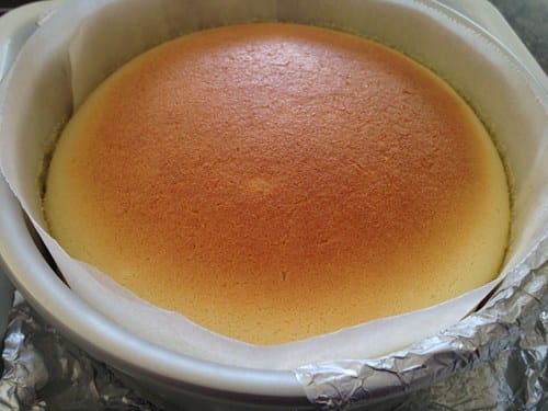 用家用烤箱制作“日式轻乳酪蛋糕”
