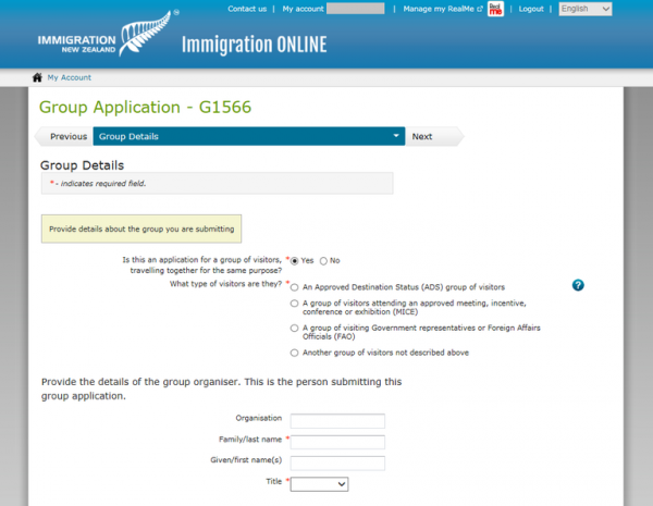 新西兰移民局在线系统升级，一份申请可提交全家、整个团体申请