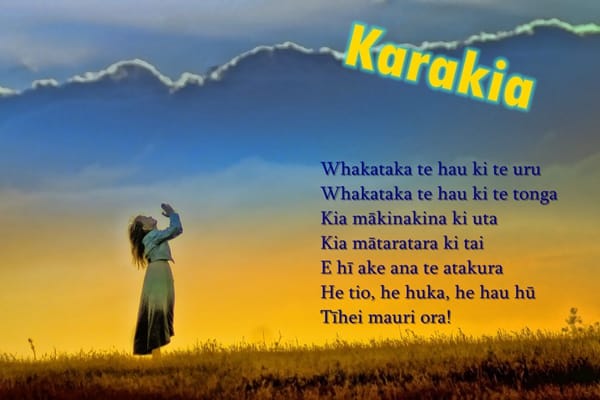 新西兰毛利祈祷文“卡拉基亚” Karakia