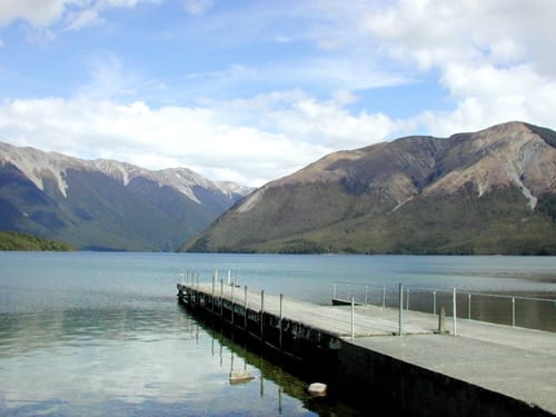新西兰南岛罗托伊蒂湖 Lake Rotoiti