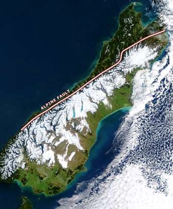 新西兰活跃地质断层Active Faults