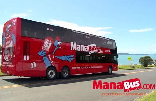 新西兰北岛长途客运汽车 Mana Bus