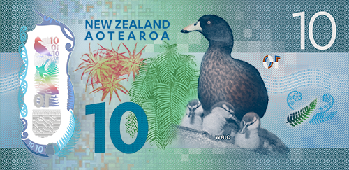 新西兰新版10元纸币介绍