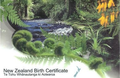 新西兰新生儿办理出生公证Birth Certificate