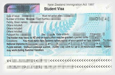新西兰留学签证的申请与所需材料