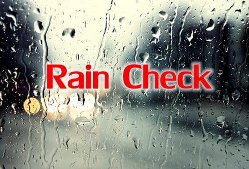 新西兰购买特价商品时候的Rain Check是什么意思？