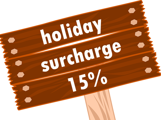 holiday-surcharge-disclousure