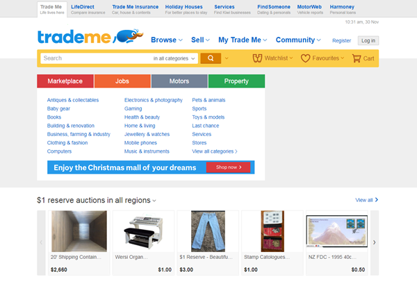 trademe-homepage-screenshot
