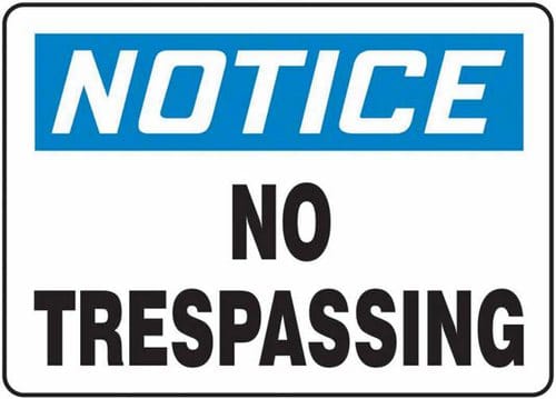 trespass-notices